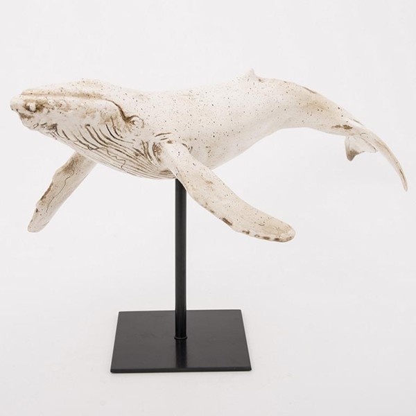 Buckelwal natur auf Ständer 36 cm günstig online kaufen