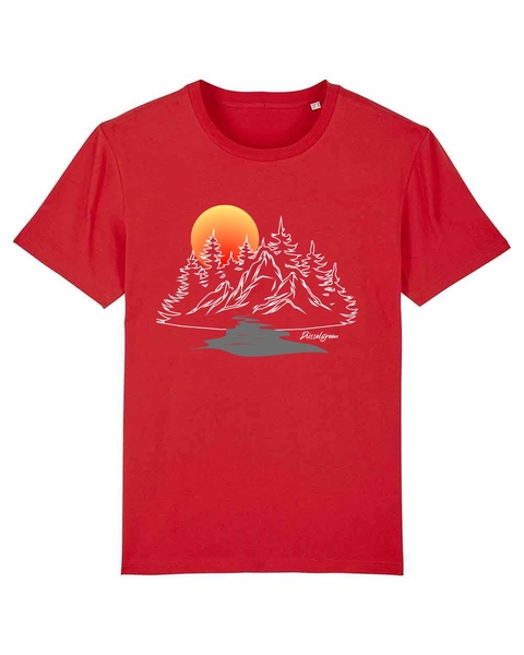 Natur, Wandern, Sonnenuntergang, Wald Tshirt Aus Bio Baumwolle günstig online kaufen