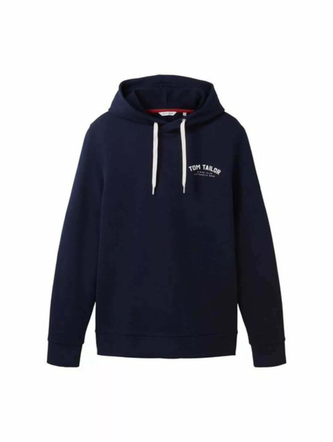 Tom Tailor Herren Kapuzenpullover LOGO HOODIE - Regular Fit günstig online kaufen