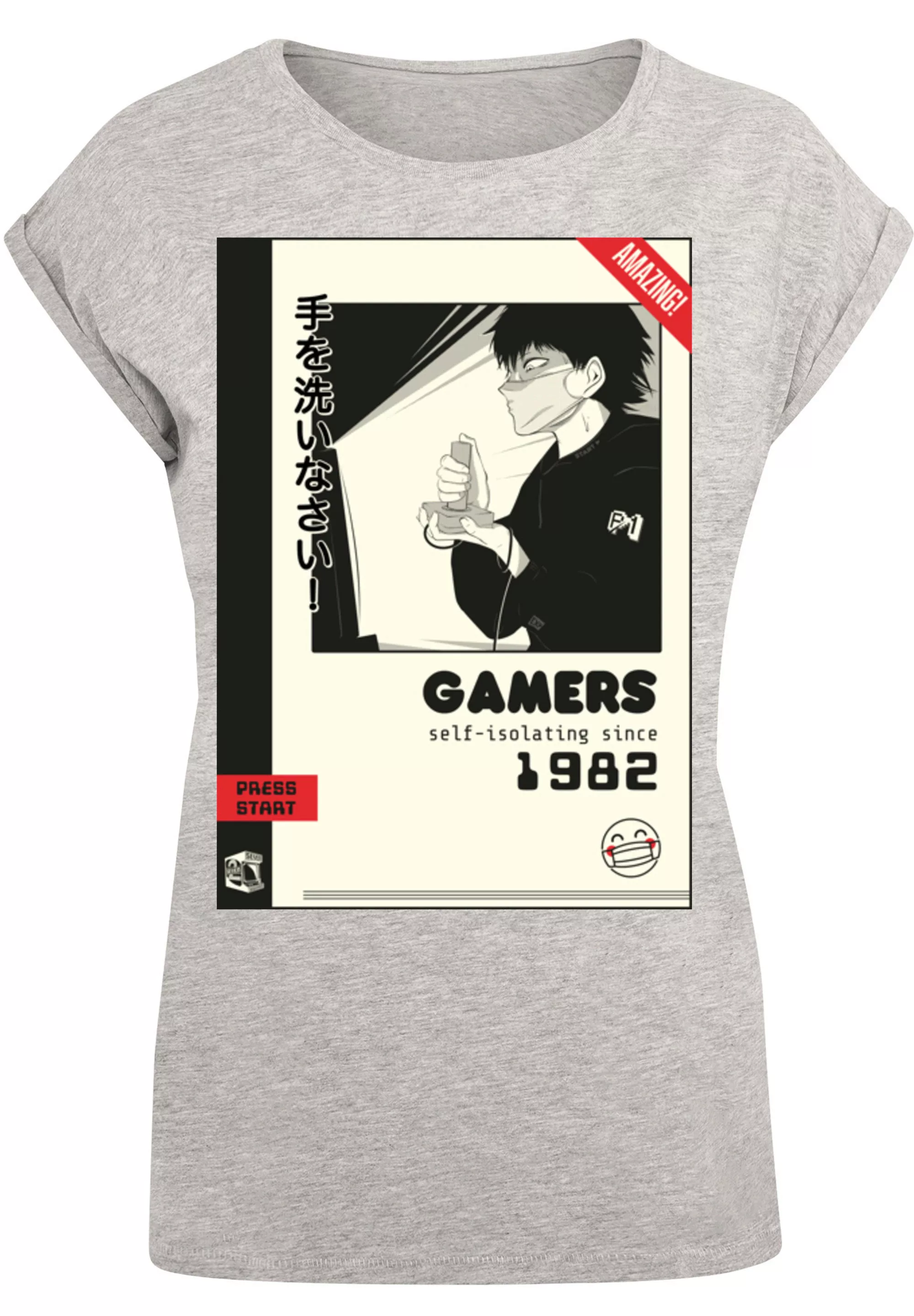 F4NT4STIC T-Shirt "Retro Gaming self-isolating since 1982", Print günstig online kaufen