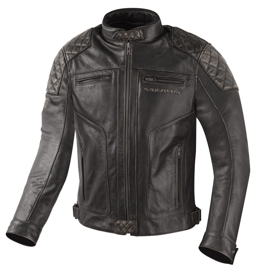 Bogotto Motorradjacke Quick-R Motorrad Lederjacke Atmungsaktiv günstig online kaufen