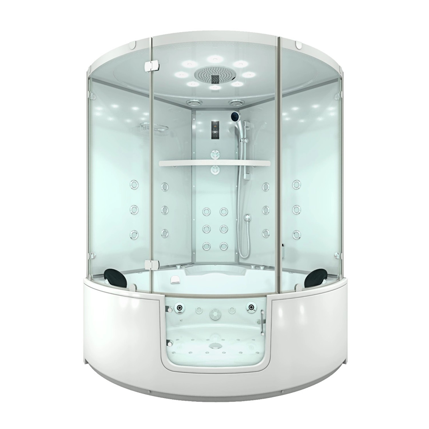 AcquaVapore Dampfdusche Whirlpool Dusche Duschkabine K60-WS-EH-EC-SC 140x14 günstig online kaufen