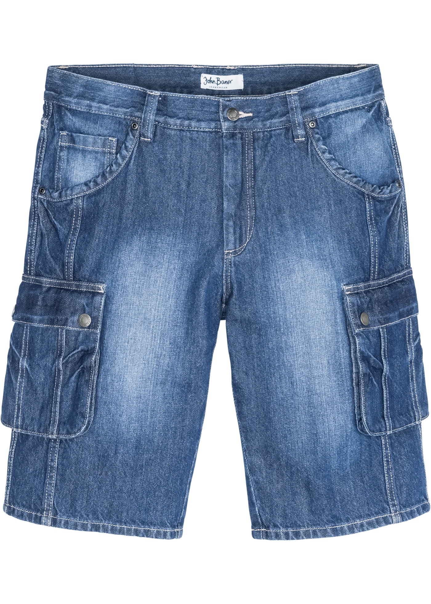 Cargo-Jeans-Bermuda Regular Fit günstig online kaufen