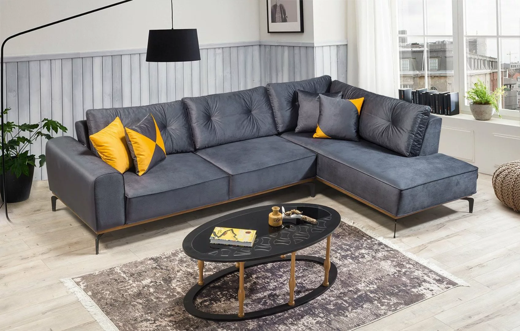 Viva Möbel Sofa RUBY, Luxus und Eleganz für jeden Wohnraum günstig online kaufen