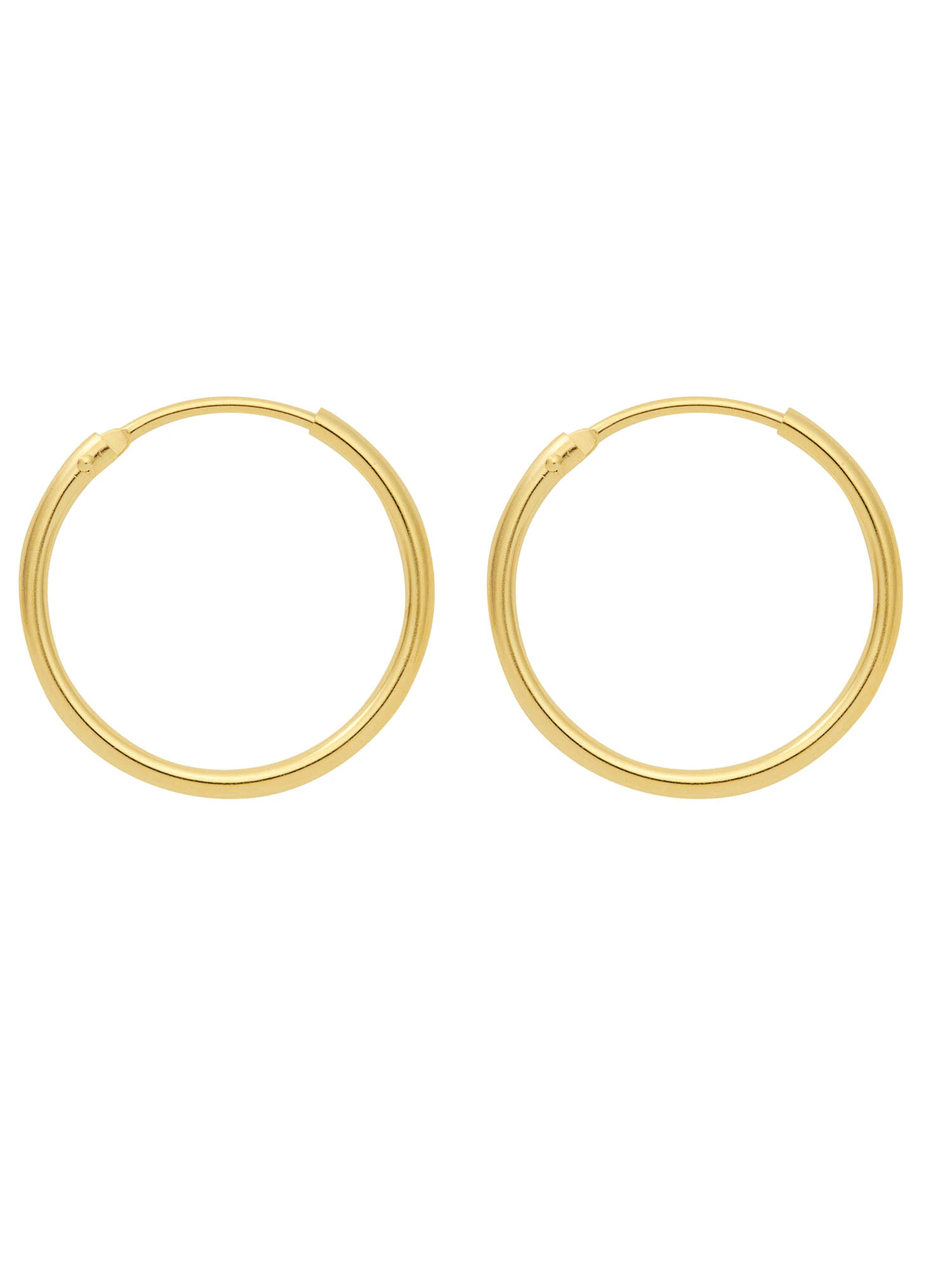Adelia´s Paar Ohrhänger "333 Gold Ohrringe Creolen Ø 25 mm", Goldschmuck fü günstig online kaufen
