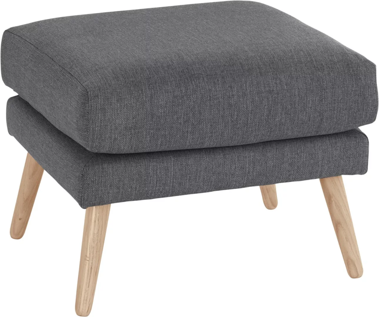 andas Hocker "Bille", mit Eiche-Beinen, Design by Morten Georgsen günstig online kaufen