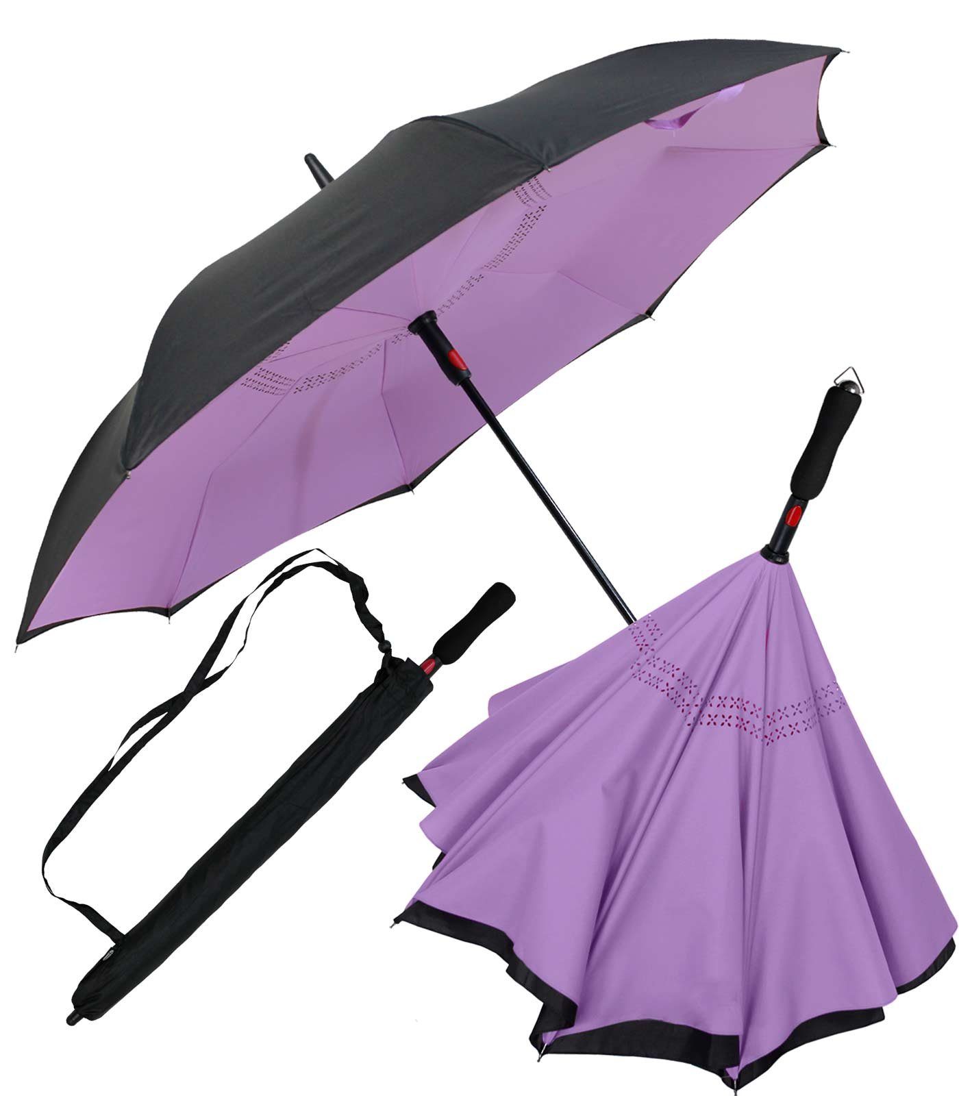 iX-brella Stockregenschirm Reverse-Schirm - umgedreht zu günstig online kaufen