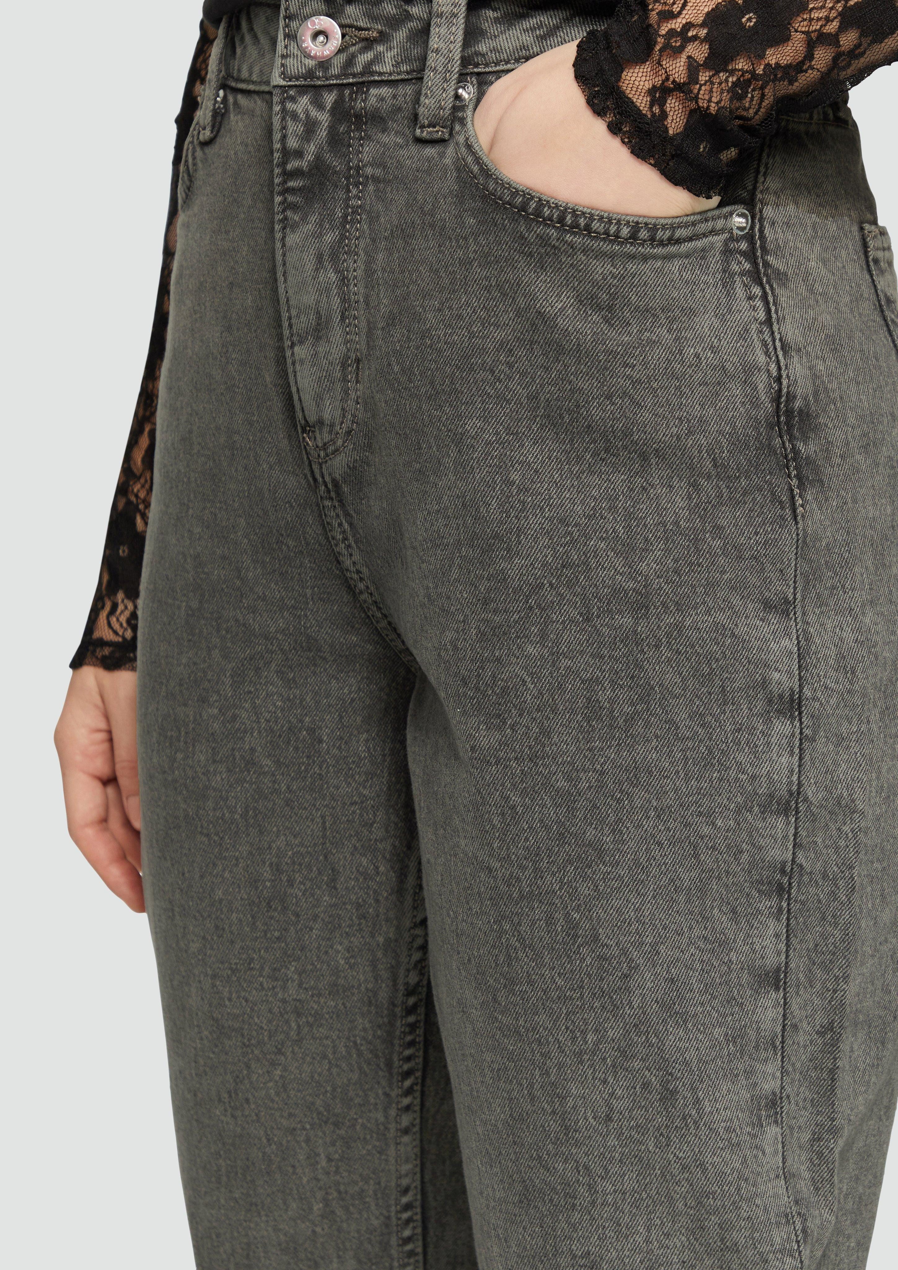 QS 7/8-Hose Ankle-Jeans Mom / Relaxed günstig online kaufen