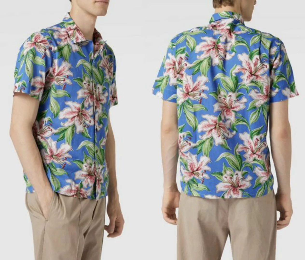 Ralph Lauren Langarmhemd POLO RALPH LAUREN Floral Cotton Camp Shirt Classic günstig online kaufen