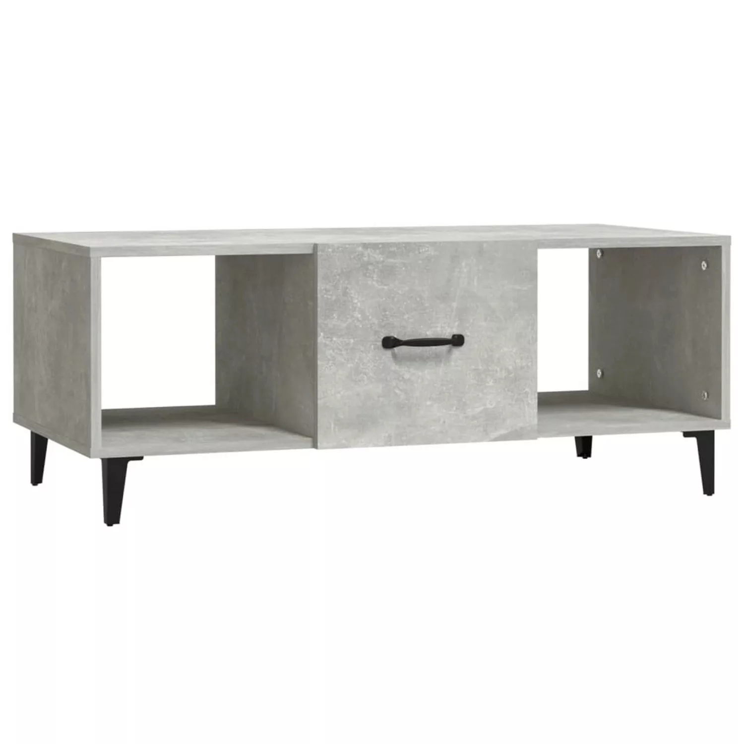 vidaXL Couchtisch Betongrau 102x50x40 cm Holzwerkstoff Modell 6 günstig online kaufen