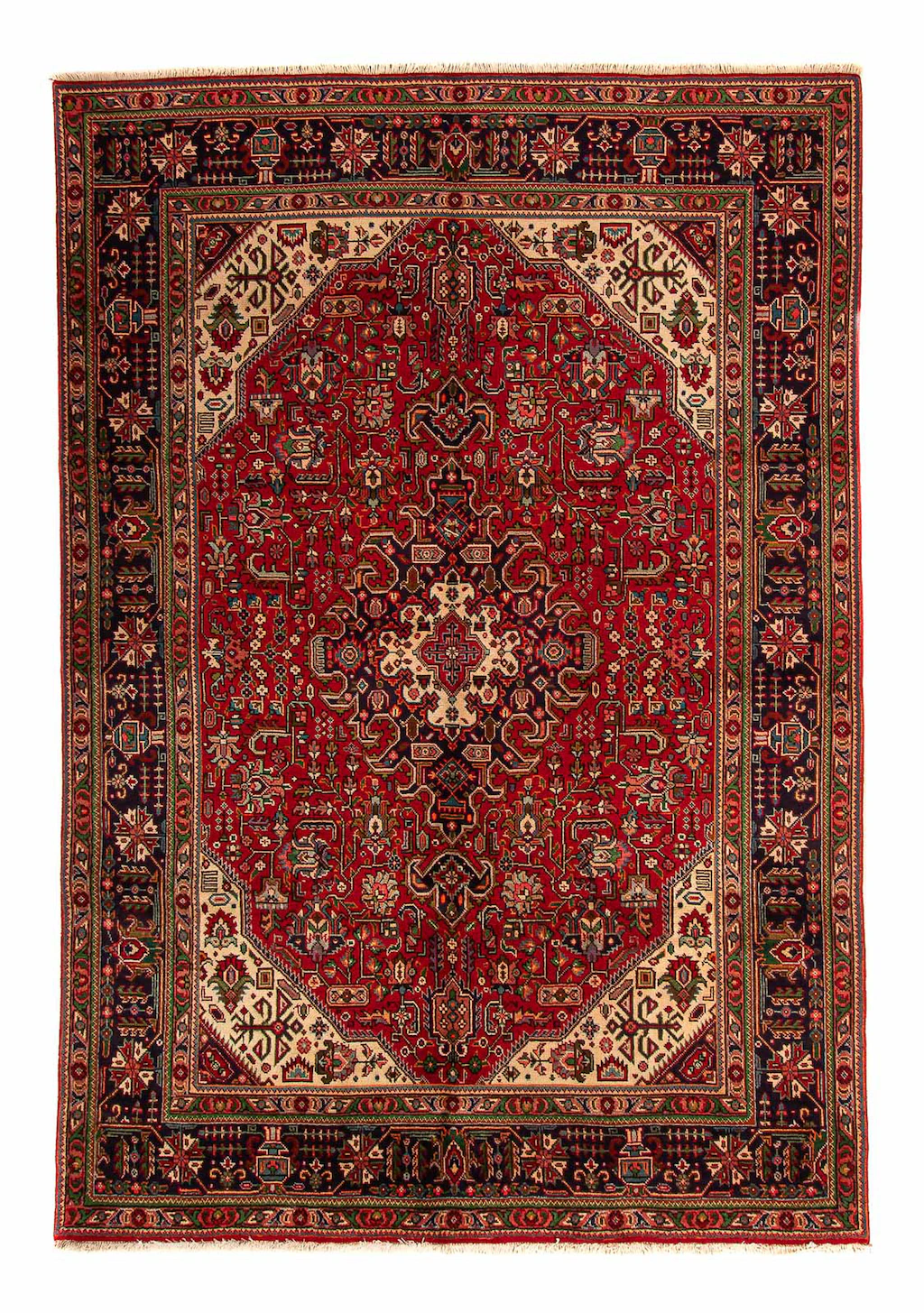 morgenland Orientteppich »Perser - Täbriz - 295 x 195 cm - dunkelrot«, rech günstig online kaufen
