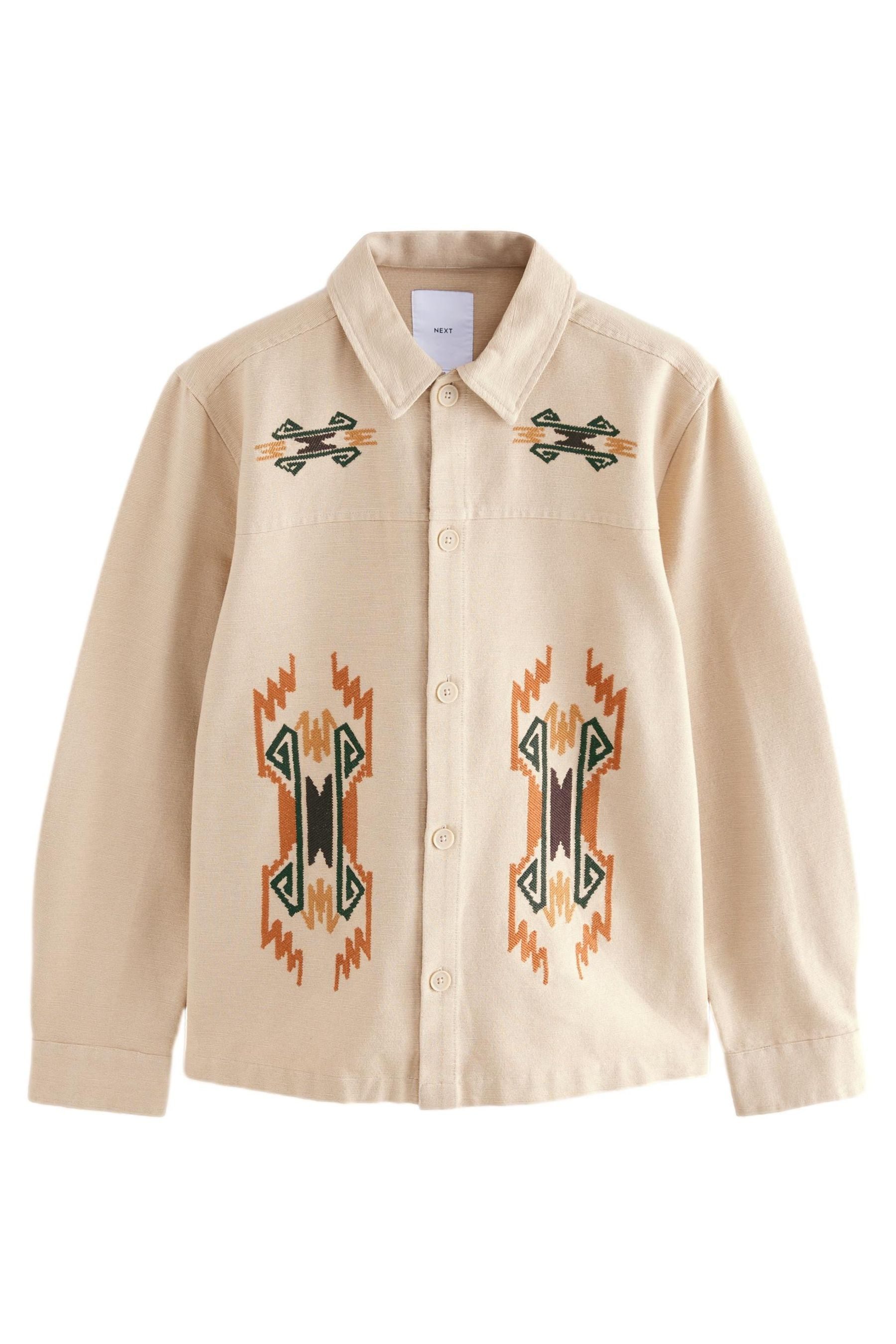Next Hemdjacke Bestickte Hemdjacke im Navajo-Stil günstig online kaufen