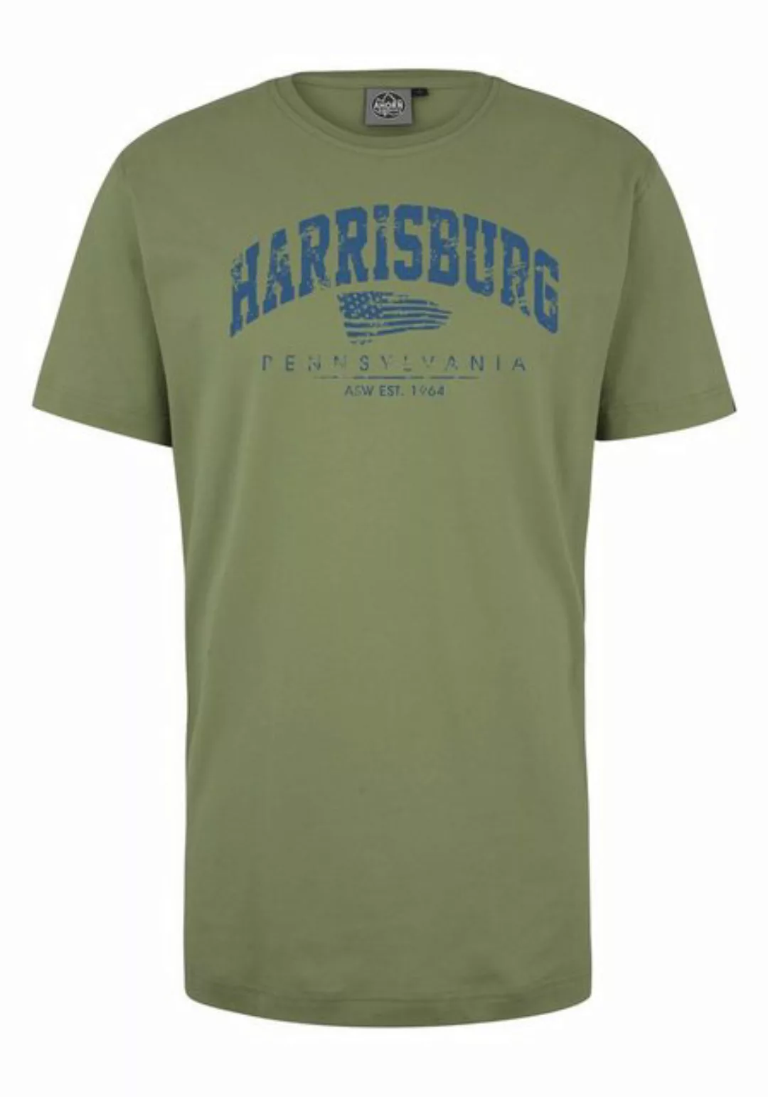 AHORN SPORTSWEAR T-Shirt HARRISBURG_ATLANTIC BLUE mit modischem Frontprint günstig online kaufen