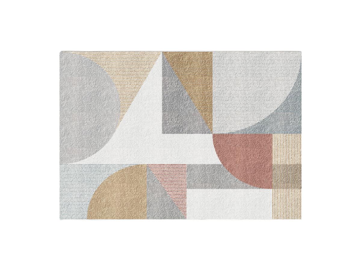 Designer-Teppich mit abstraktem Muster - 160 x 230 cm - Mehrfarbig - ORION günstig online kaufen