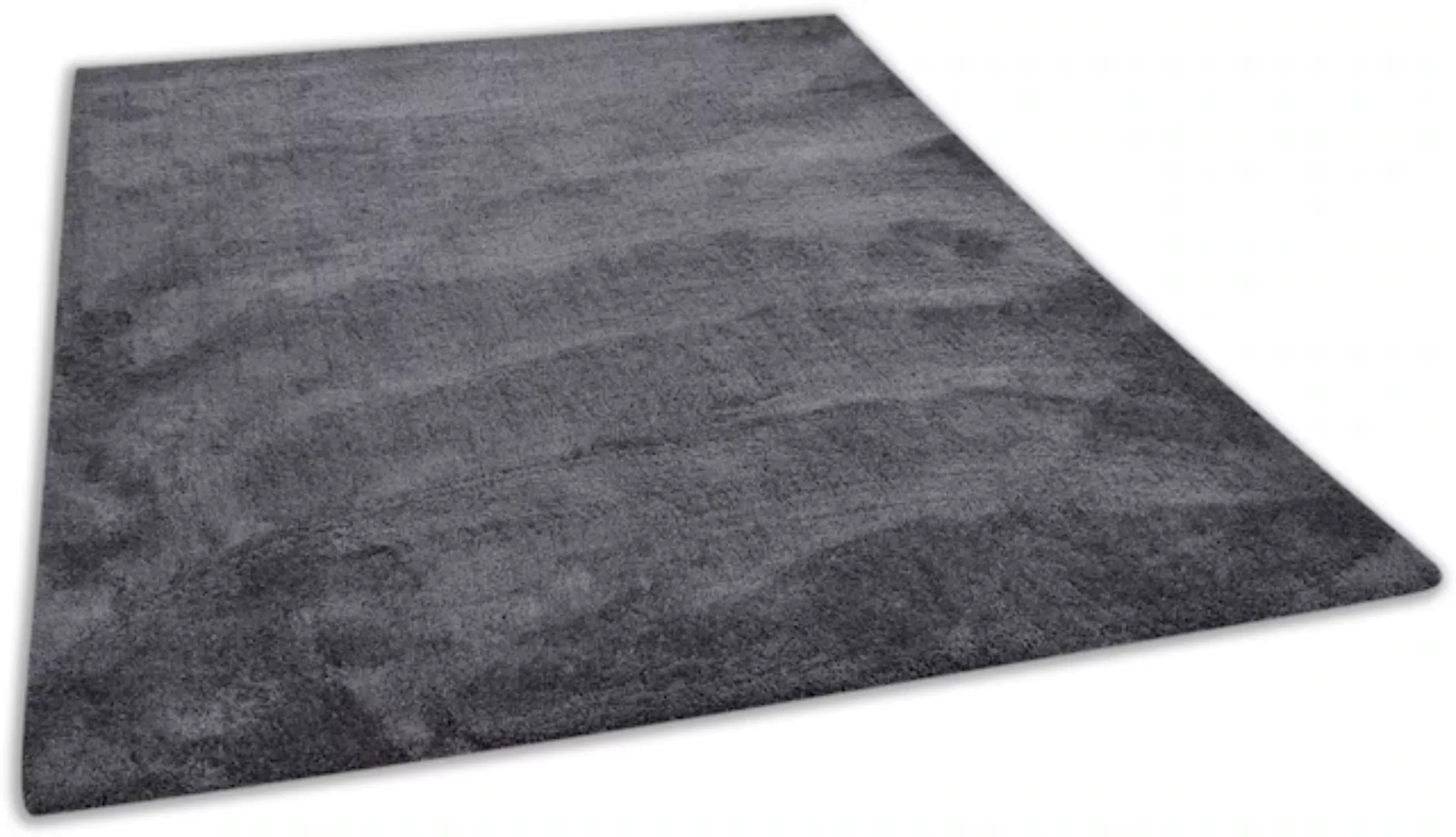 TOM TAILOR HOME Hochflor-Teppich »Shaggy Teppich Cozy«, rechteckig, Uni Far günstig online kaufen