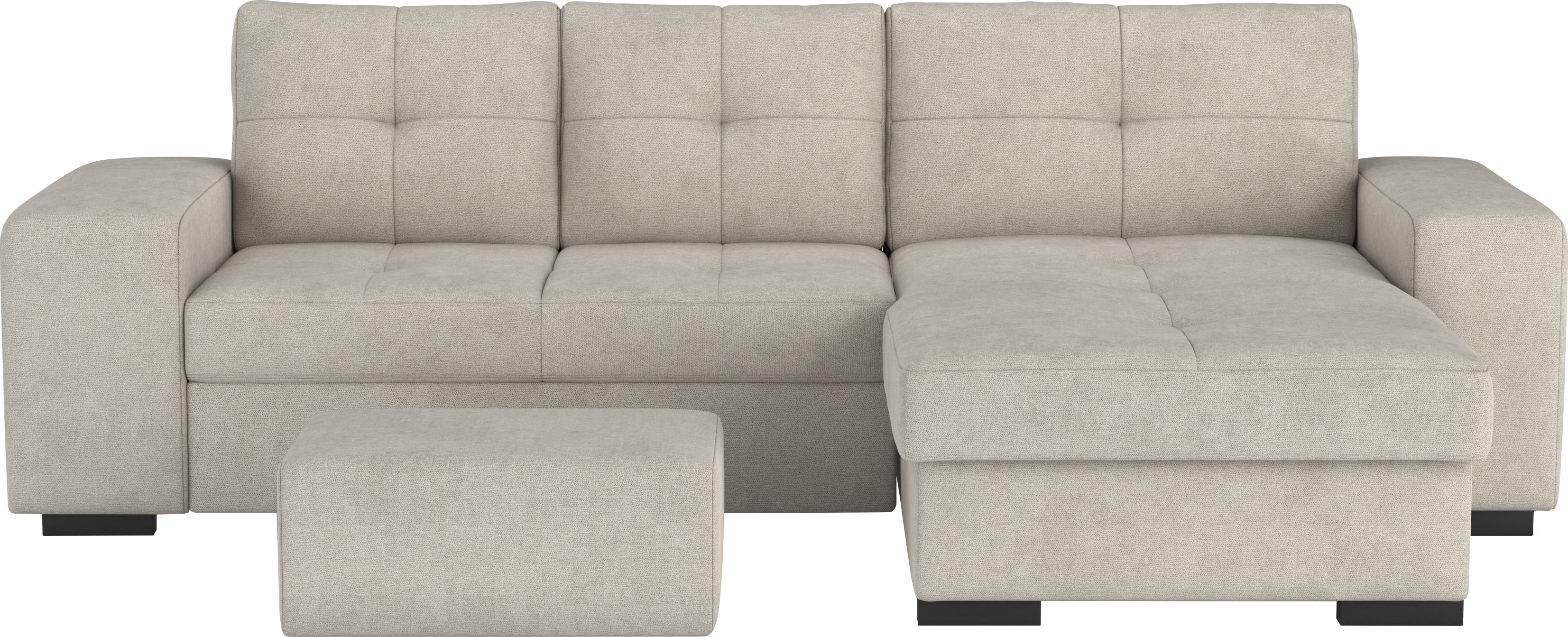 COTTA Ecksofa "Mattina L-Form", mit Hocker, wahlweise mit Bettfunktion & Be günstig online kaufen