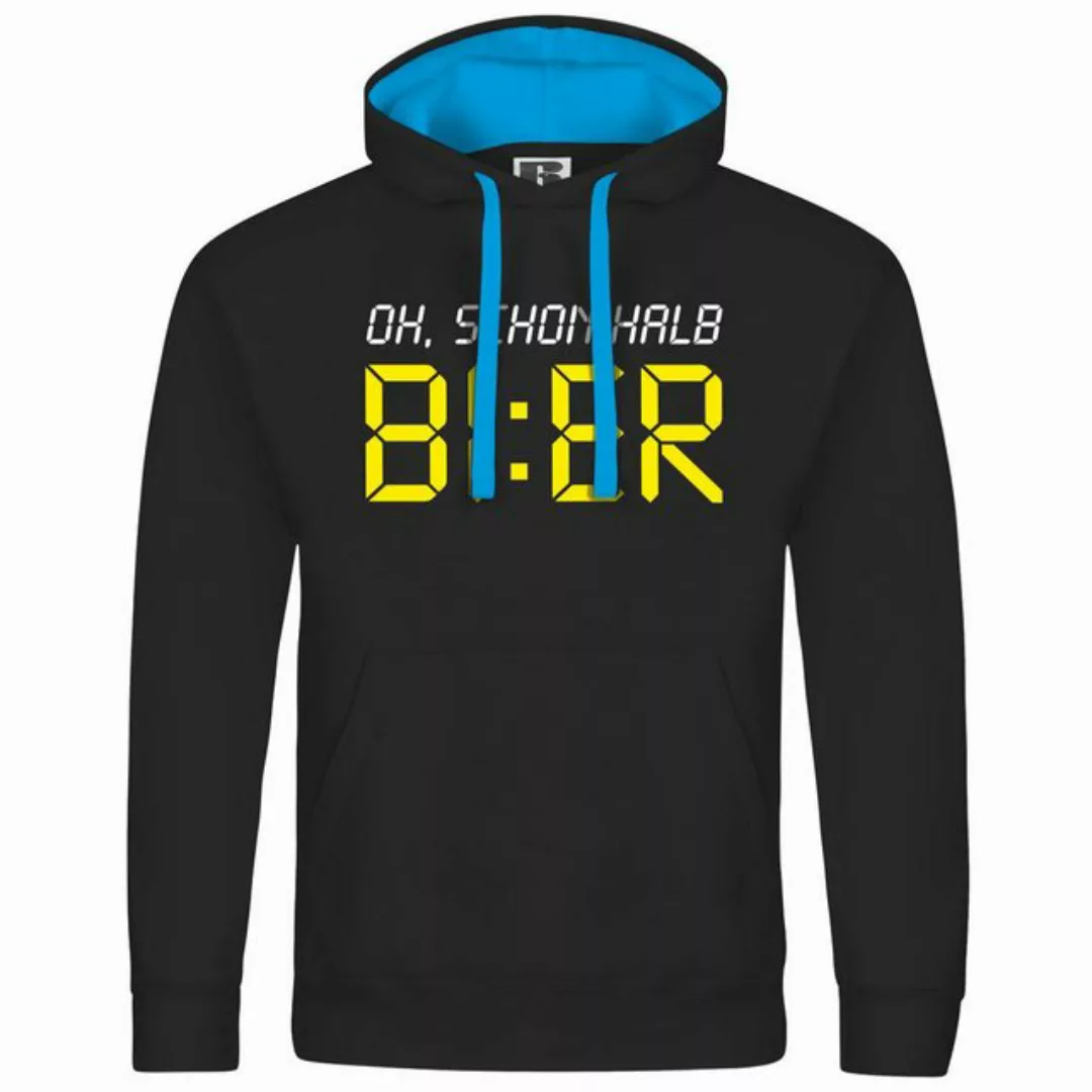 deinshirt Kapuzenpullover Herren Kapuzenpullover Oh schon halb Bier Mit Pri günstig online kaufen