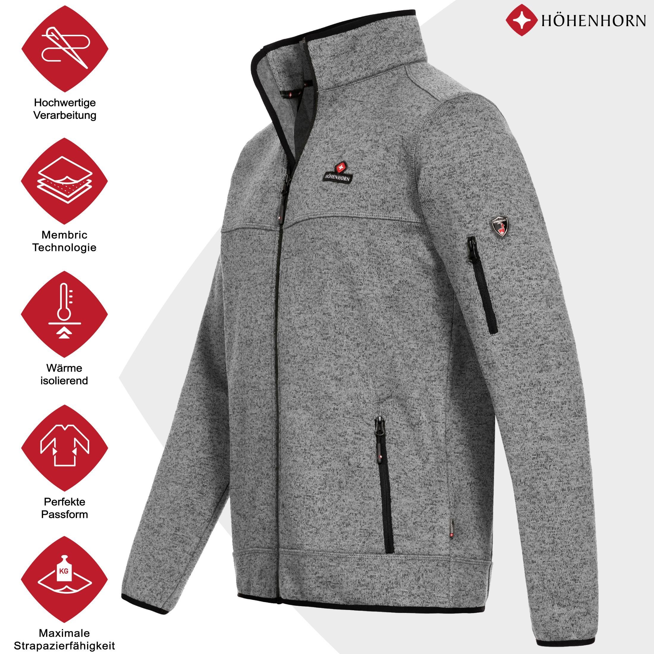Höhenhorn Strickfleecejacke Herren Jacke Fleece für günstig online kaufen