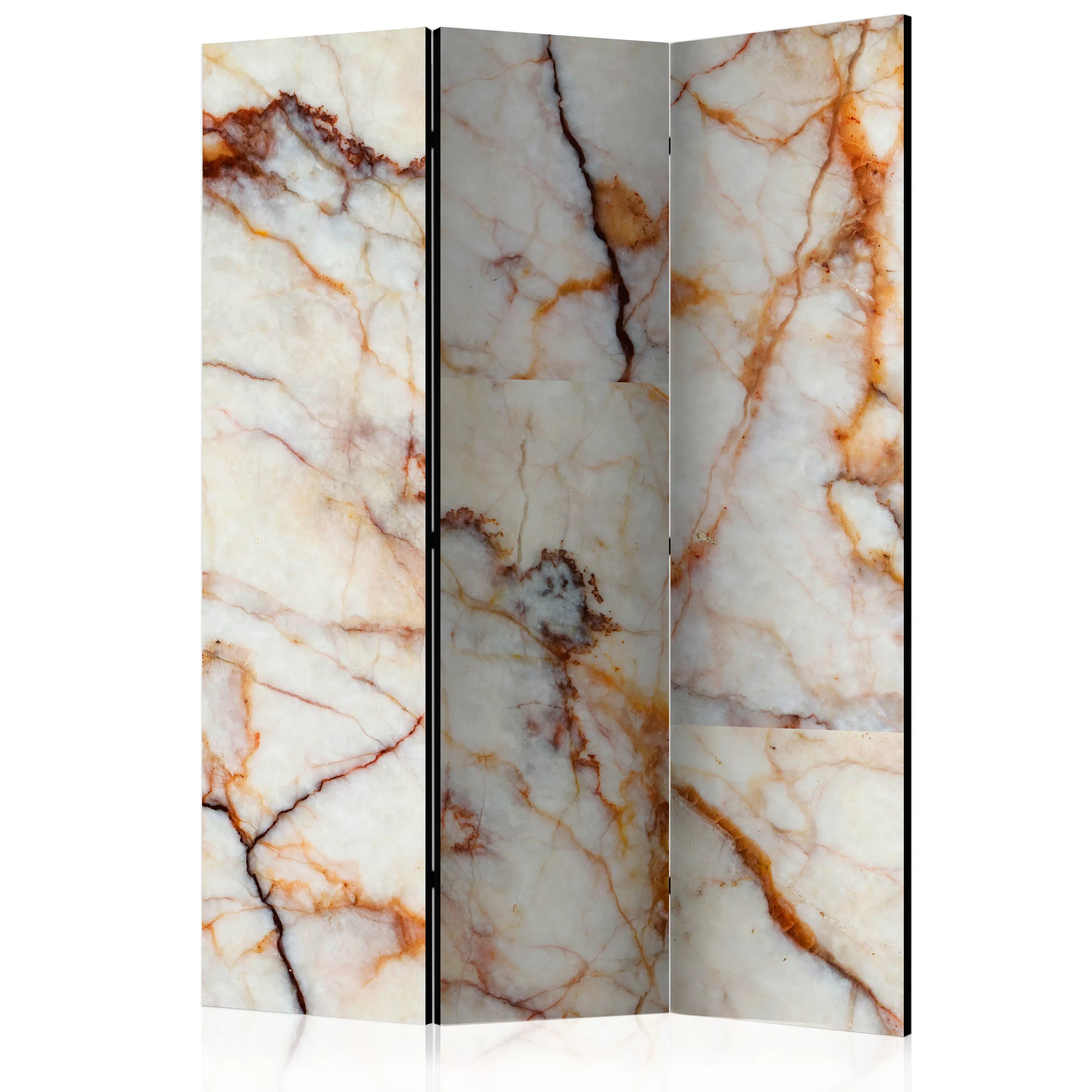 3-teiliges Paravent - Marble Plate [room Dividers] günstig online kaufen