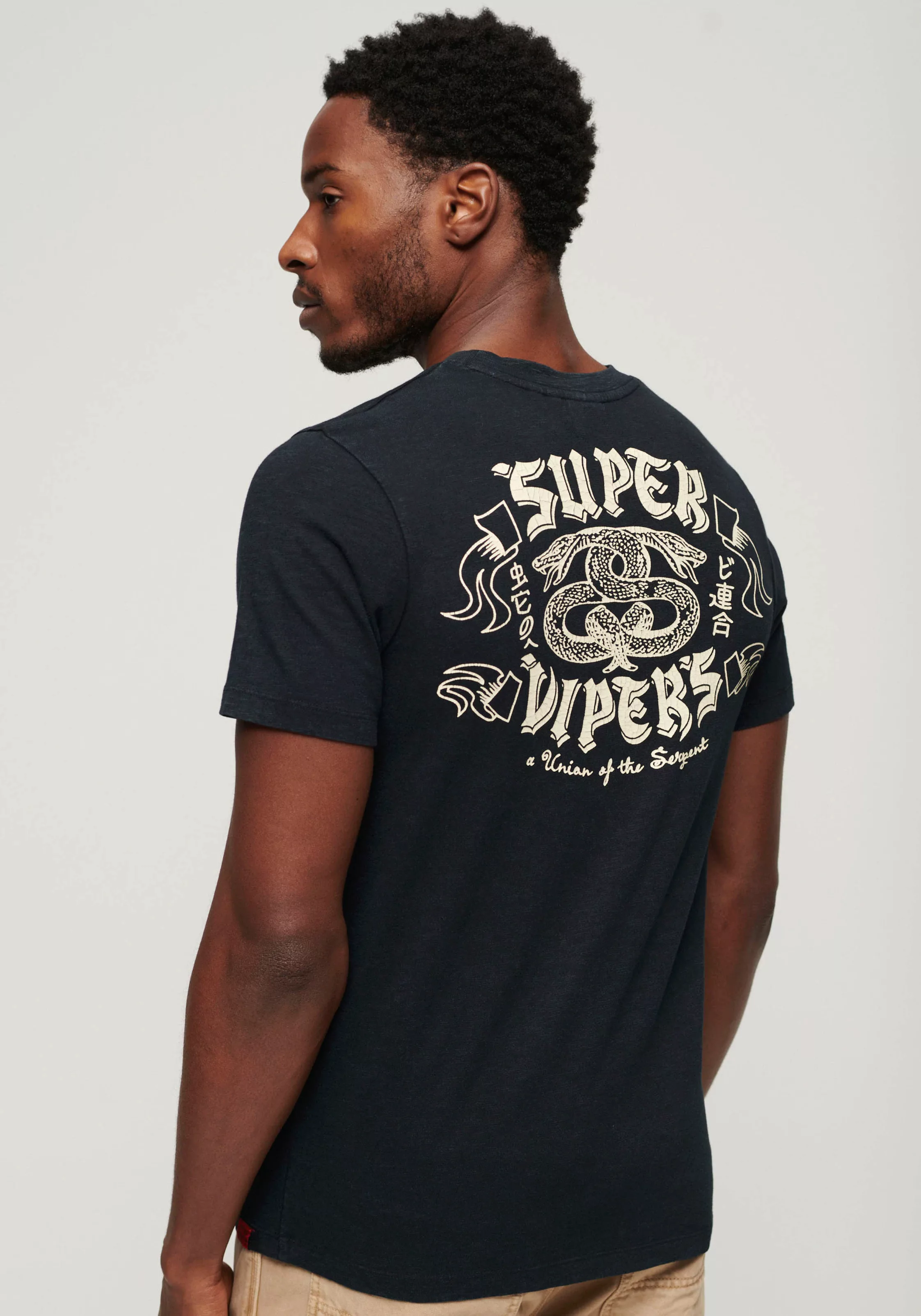 Superdry Print-Shirt "SD-RETRO ROCKER GRAPHIC T SHIRT" günstig online kaufen