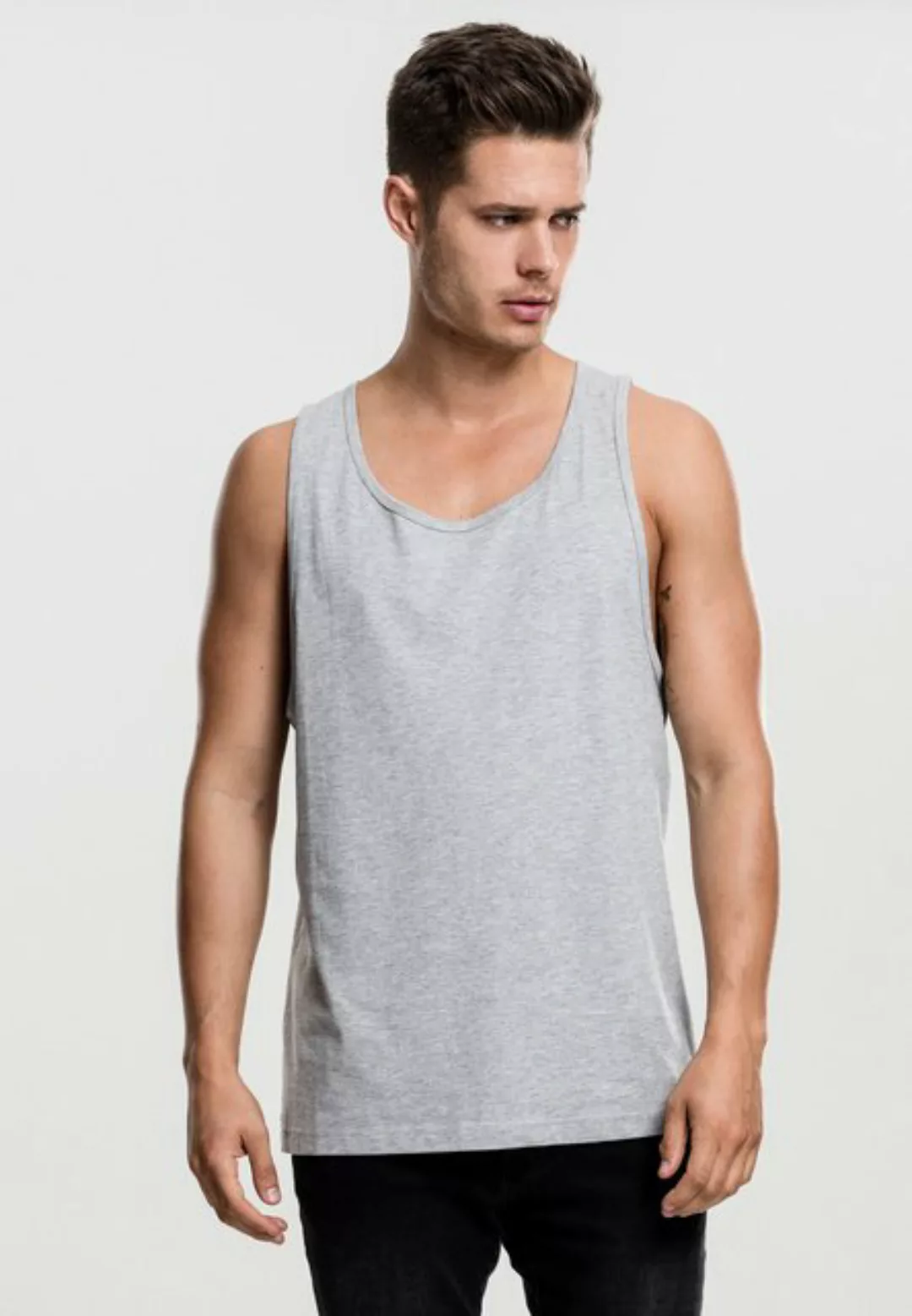 URBAN CLASSICS T-Shirt TB365 - Jersey Big Tank h.grey L günstig online kaufen