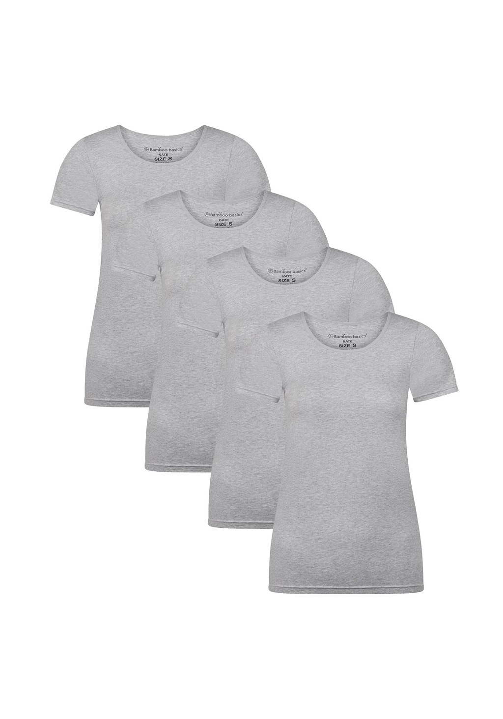 Bamboo basics Unterhemd "T-Shirt KATE 4er Pack" günstig online kaufen