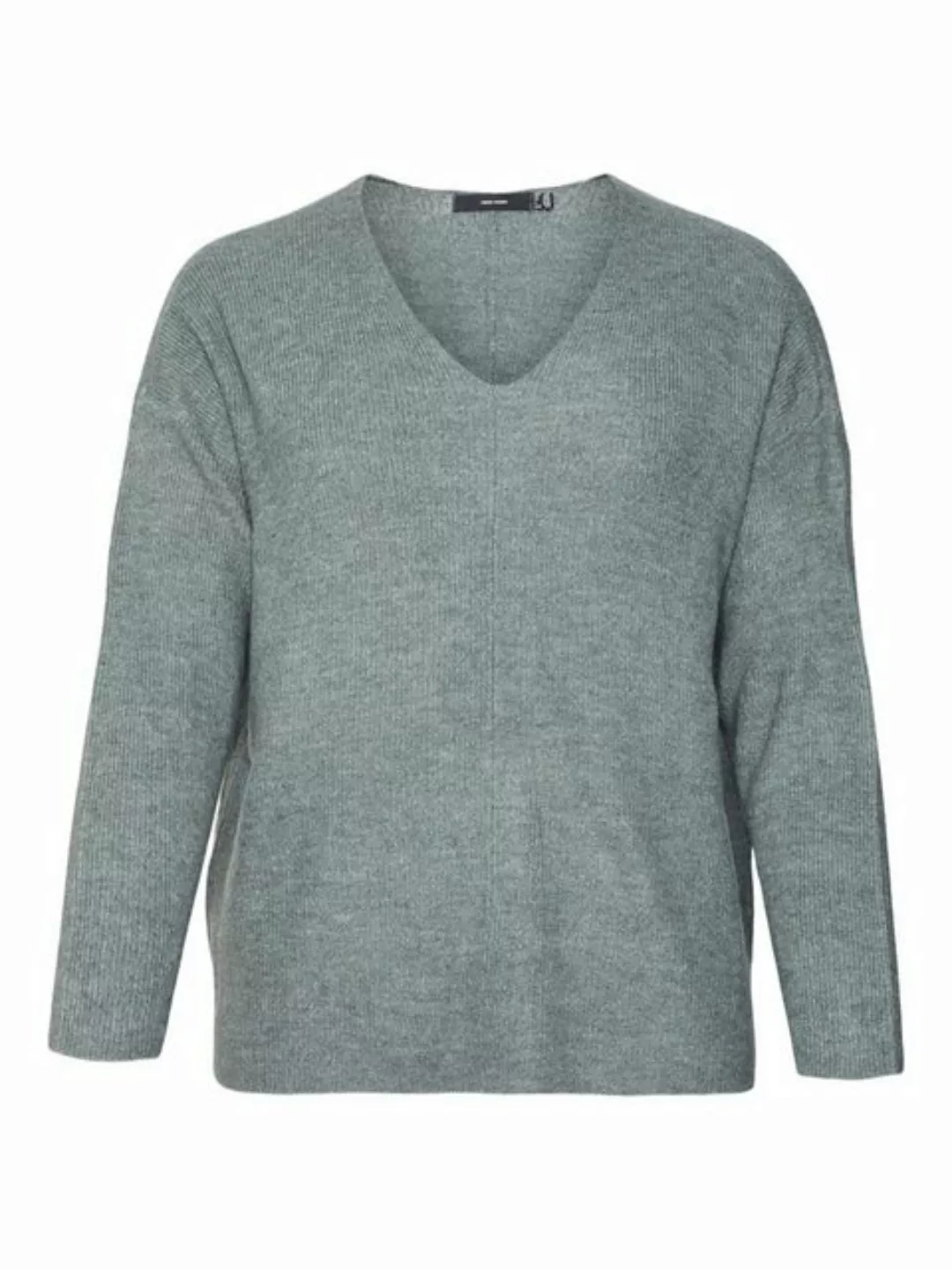 Vero Moda Curve Strickpullover VMCREWLEFILE (1-tlg) Plain/ohne Details günstig online kaufen