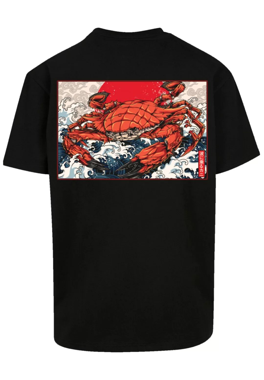 F4NT4STIC T-Shirt "Crab Kanji Japan", Print günstig online kaufen