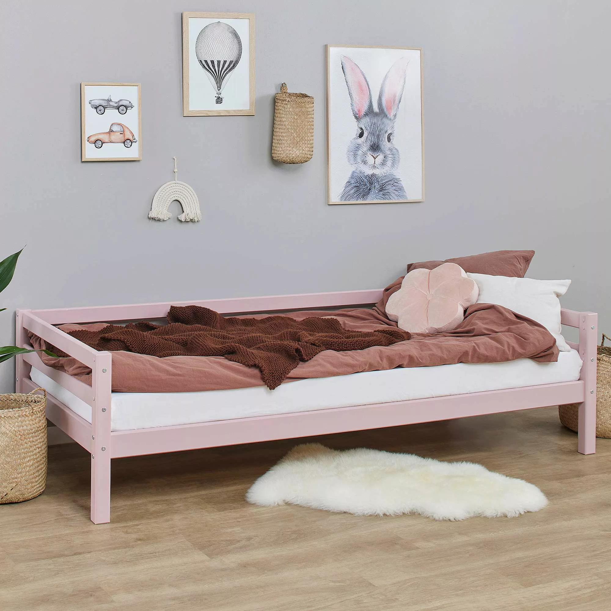 Hoppekids Kinderbett "ECO Dream MY COLOR, Einzelbett, Juniorbett 90x200", m günstig online kaufen