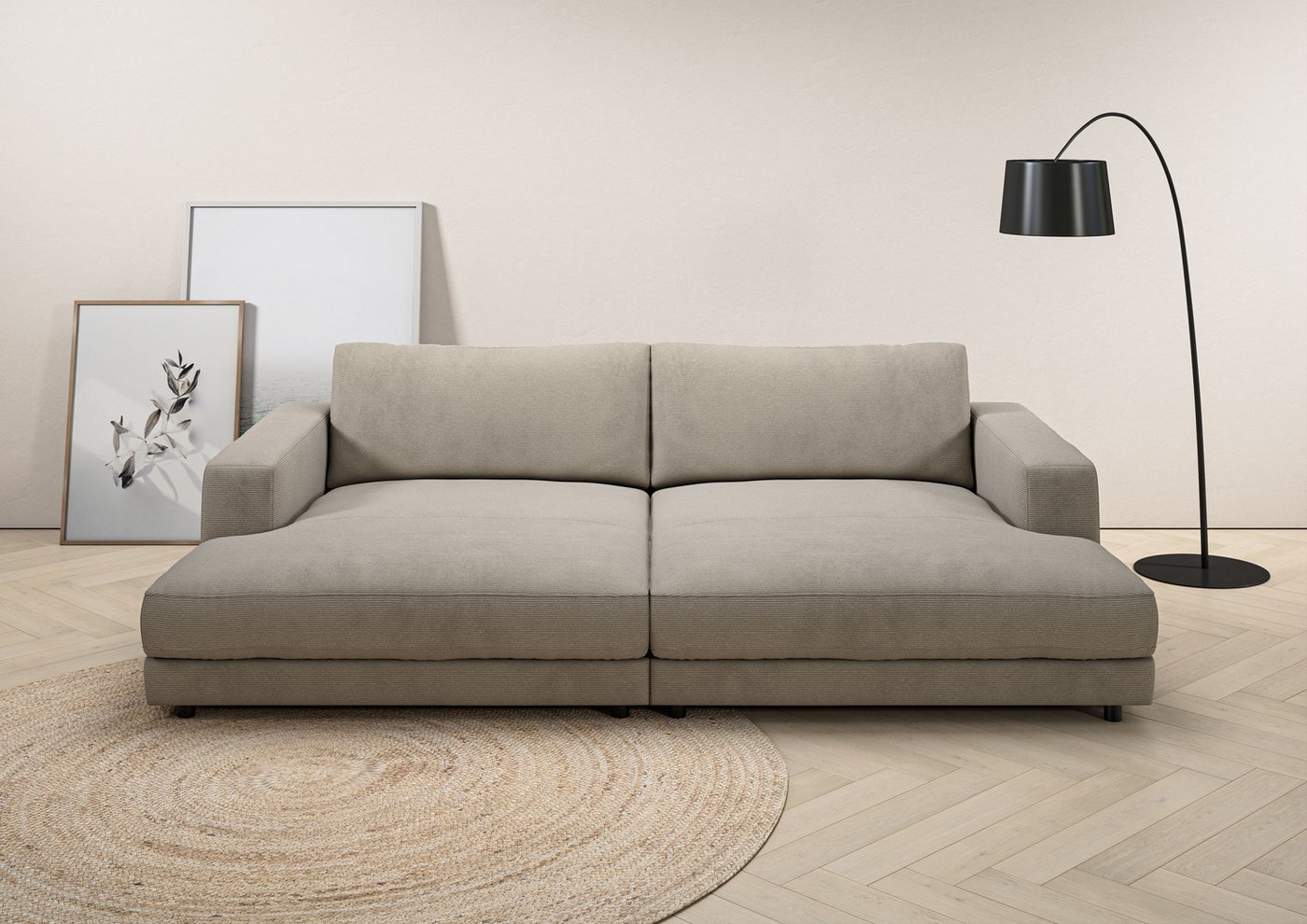 Places of Style Loungesofa Enisa, B/T/H: 290/170/85 cm, Zeitloses und styli günstig online kaufen