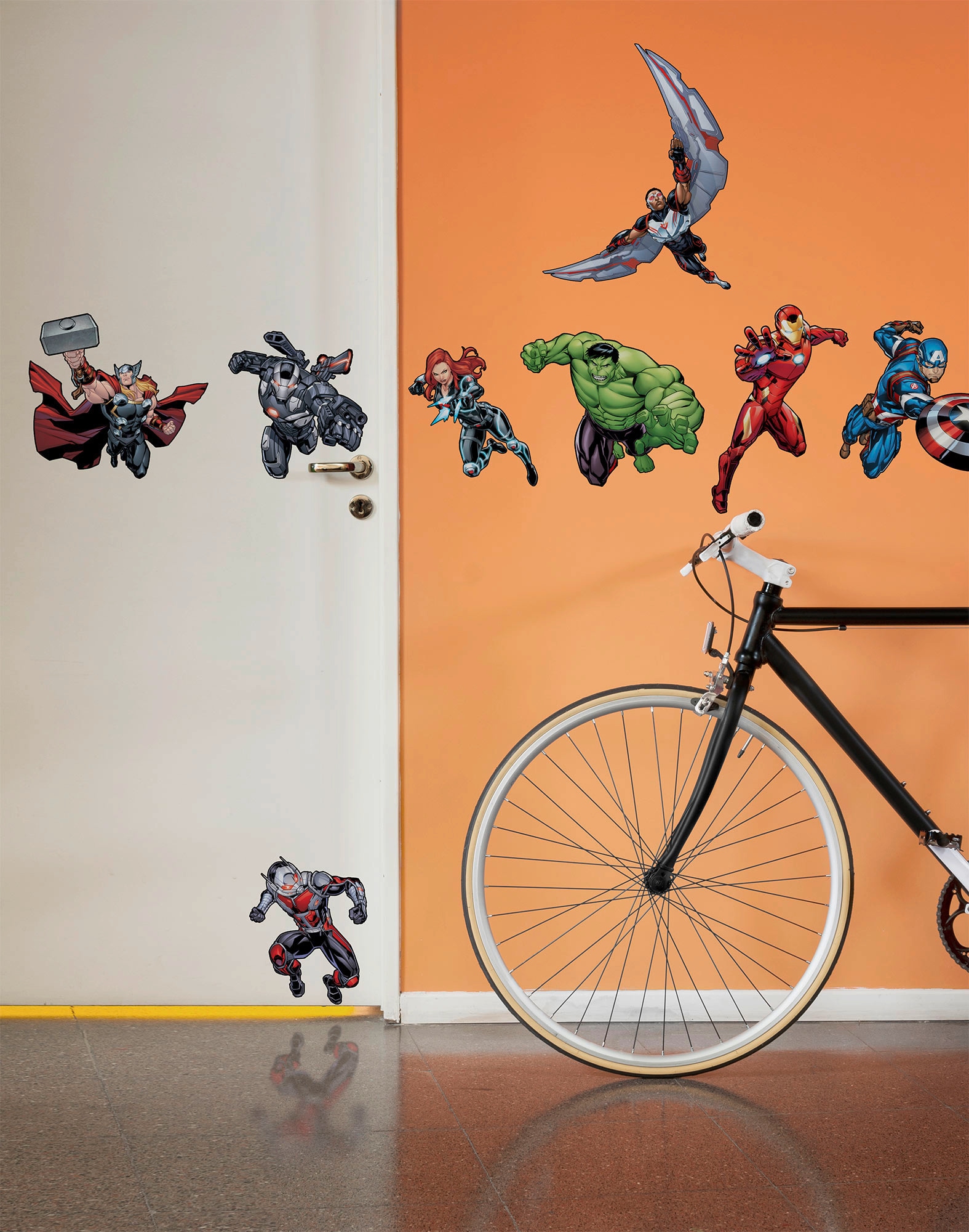 Komar Wandtattoo "Avengers Action - Größe 100 x 70 cm", (8 St.), selbstkleb günstig online kaufen