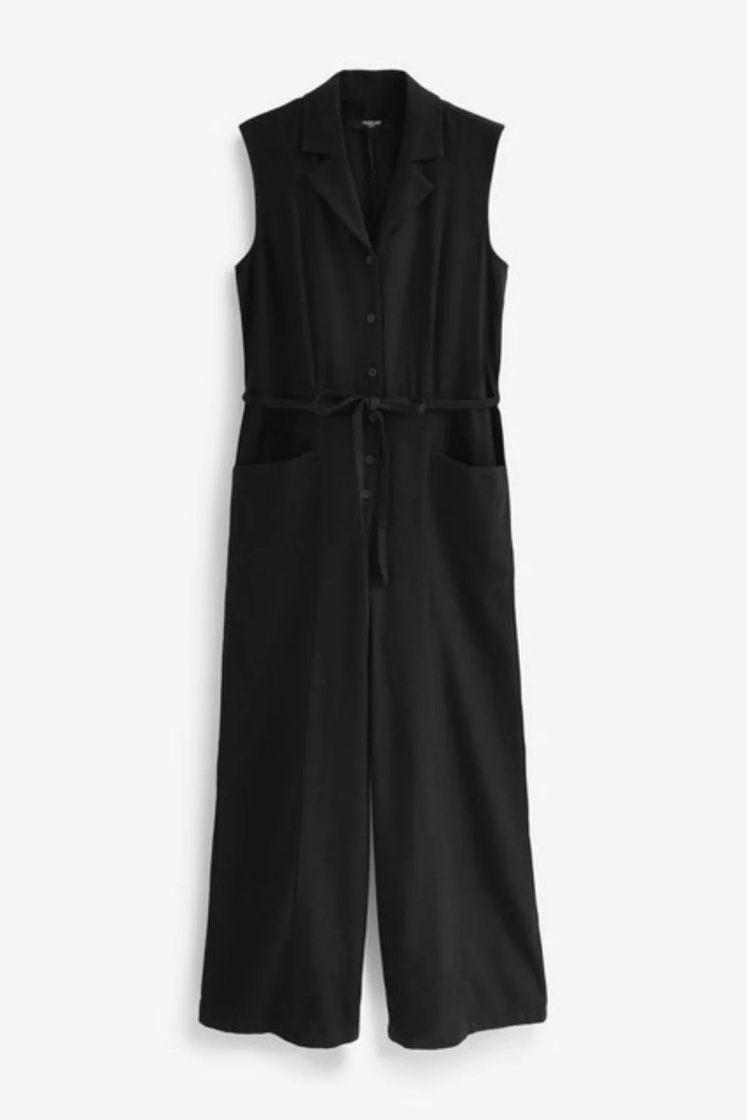 Next Jumpsuit Ärmelloser Jumpsuit aus Leinenmischung- Kurzgröße (1-tlg) günstig online kaufen