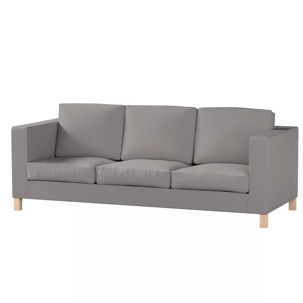 Bezug für Karlanda 3-Sitzer Sofa nicht ausklappbar, kurz, beige, Bezug für günstig online kaufen