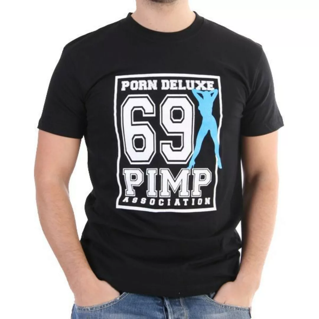 Porn Deluxe T-Shirt Men - 69 Pimp - Schwarz günstig online kaufen