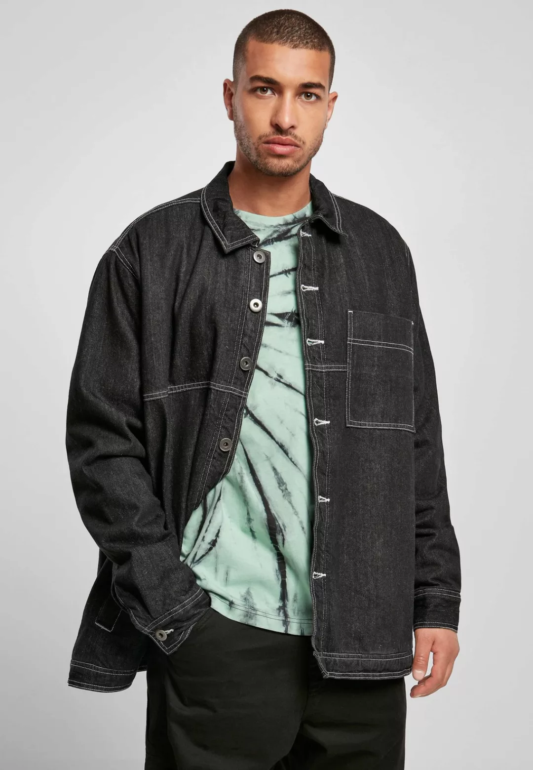 URBAN CLASSICS Allwetterjacke "Urban Classics Herren Oversized Trucker Jack günstig online kaufen