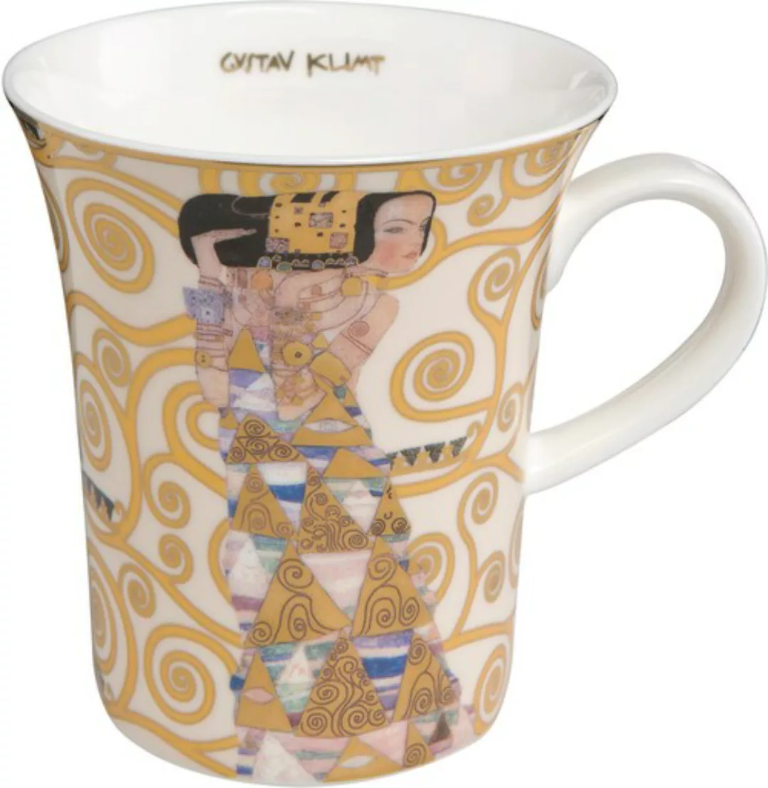 Goebel Künstlertasse Gustav Klimt - Die Erwartung bunt günstig online kaufen