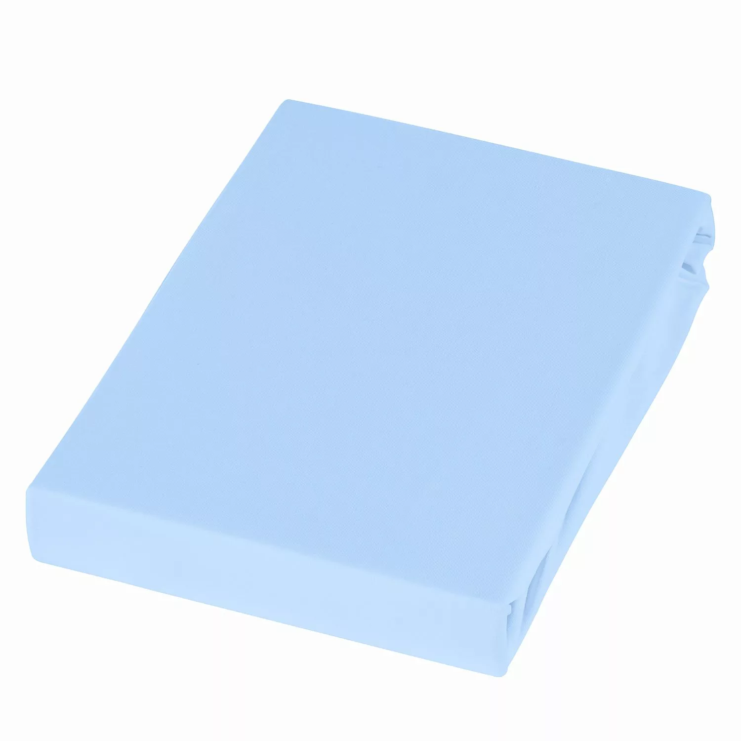 home24 Smood Spannbettlaken Smood 150x200 cm (BxT) Webstoff Pastellblau günstig online kaufen