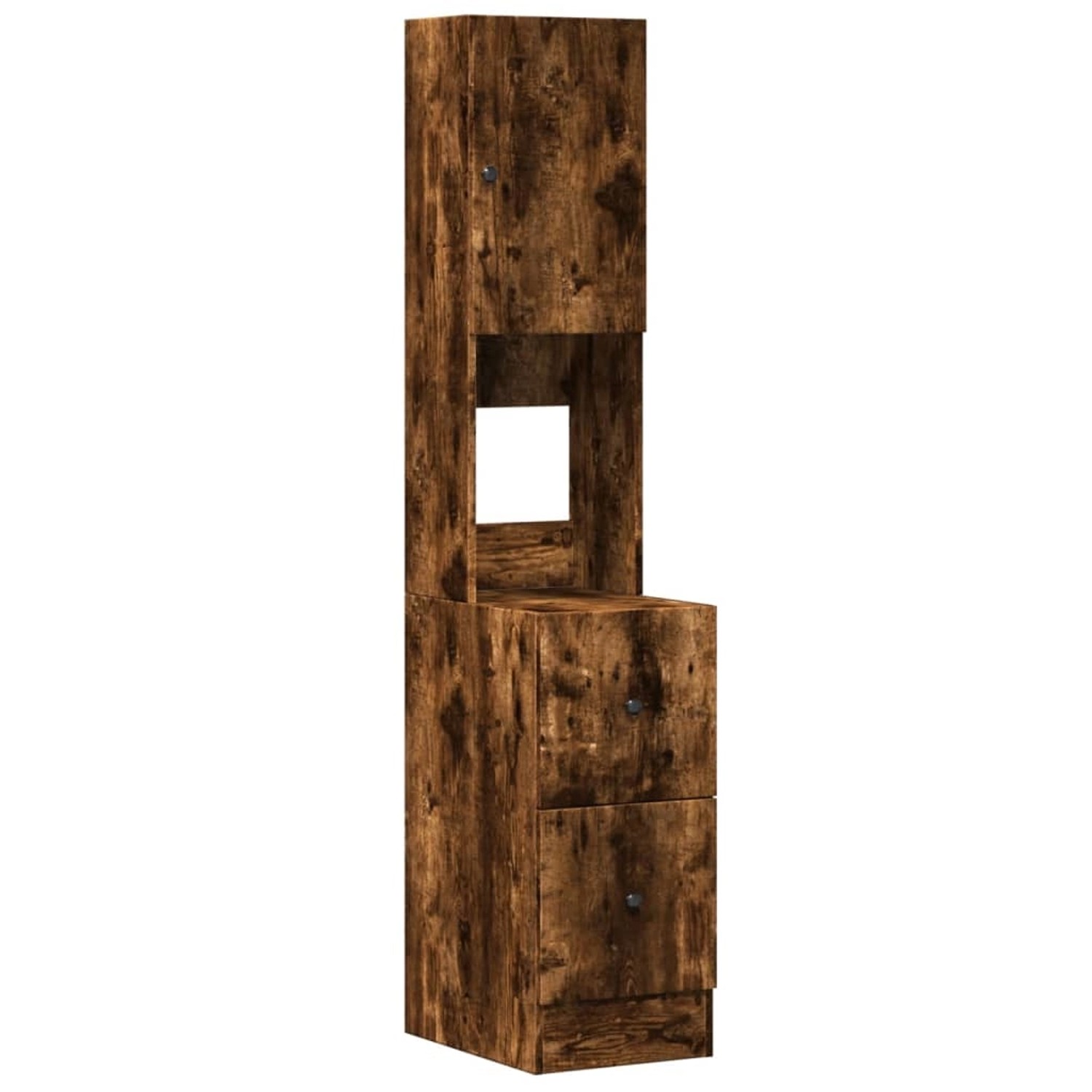 vidaXL Küchenschrank Räuchereiche 35x50x180 cm Holzwerkstoff günstig online kaufen