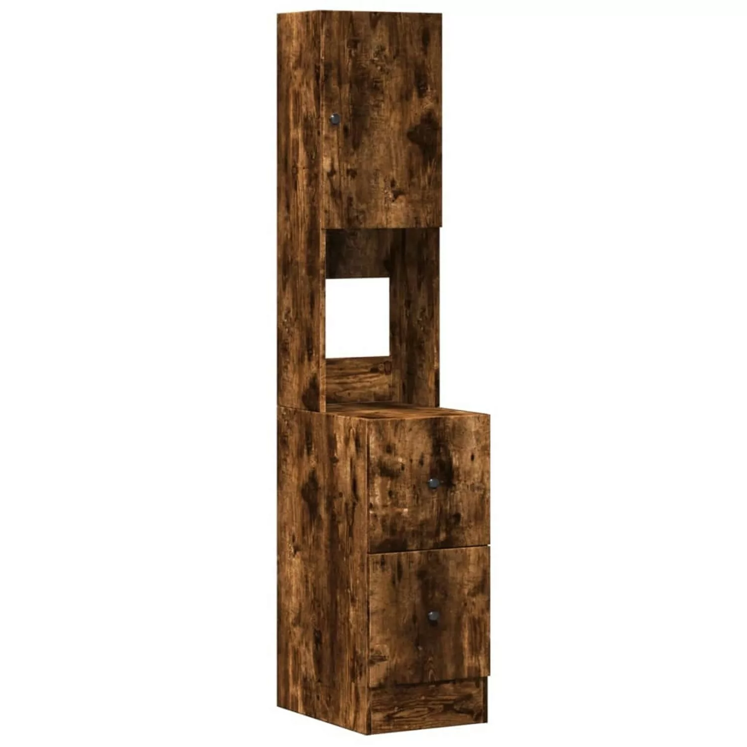 vidaXL Schrankmodule Küchenschrank Räuchereiche 35x50x180 cm Holzwerkstoff günstig online kaufen