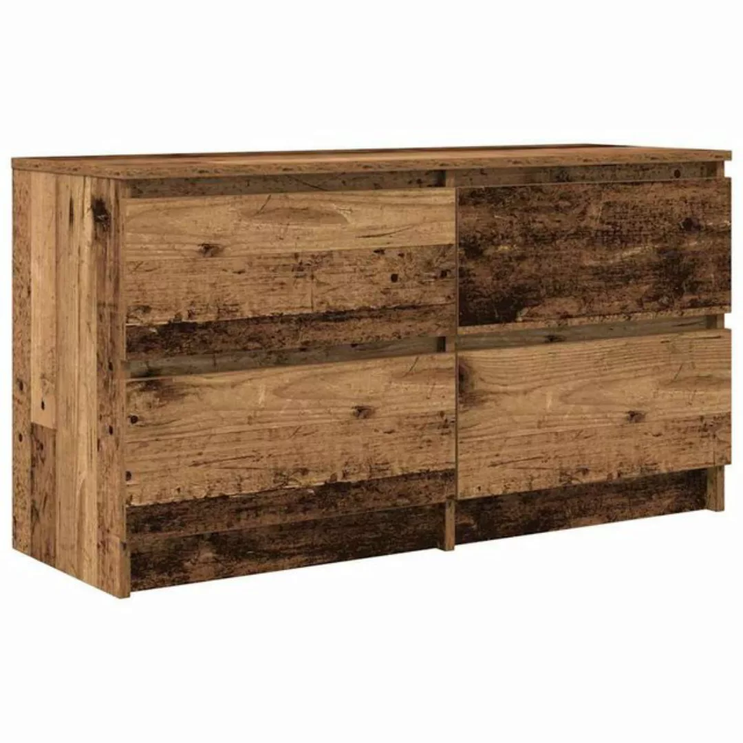 vidaXL Schrankmodule TV-Schrank Altholz-Optik 100x35x54 cm Holzwerkstoff günstig online kaufen