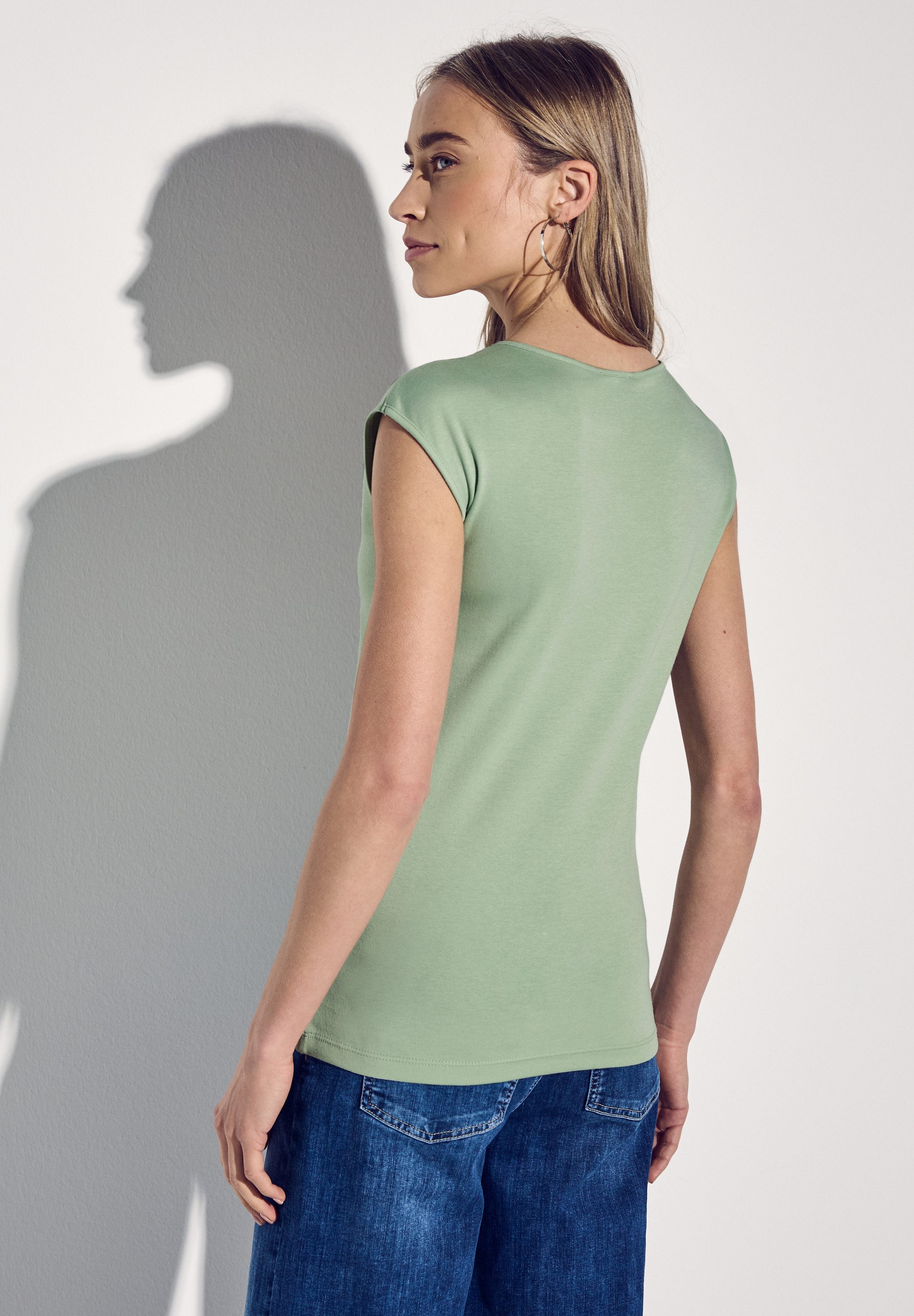 STREET ONE V-Shirt, doppellagig günstig online kaufen