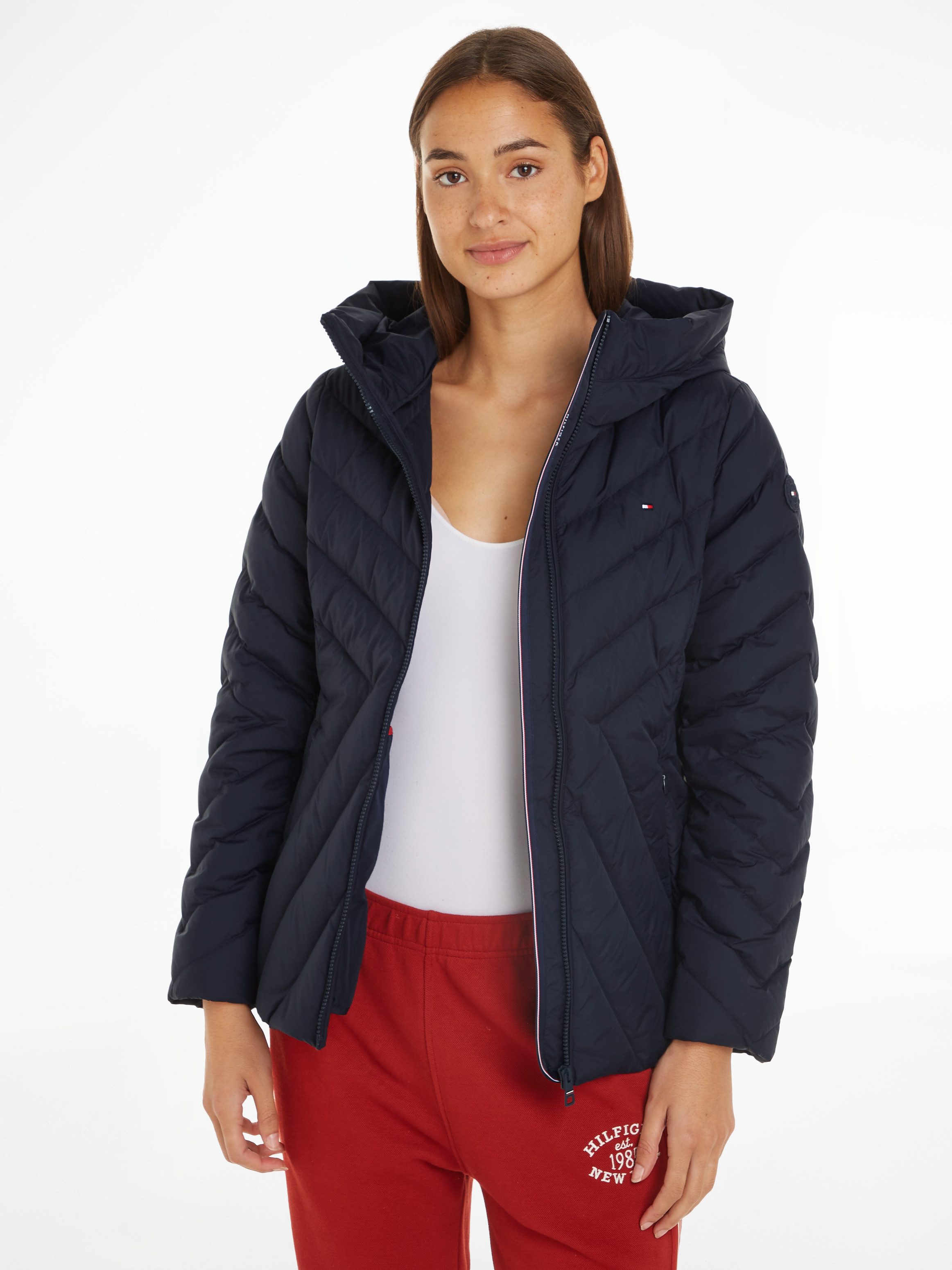 Tommy Hilfiger Steppjacke CHEVRON MW PADDED günstig online kaufen