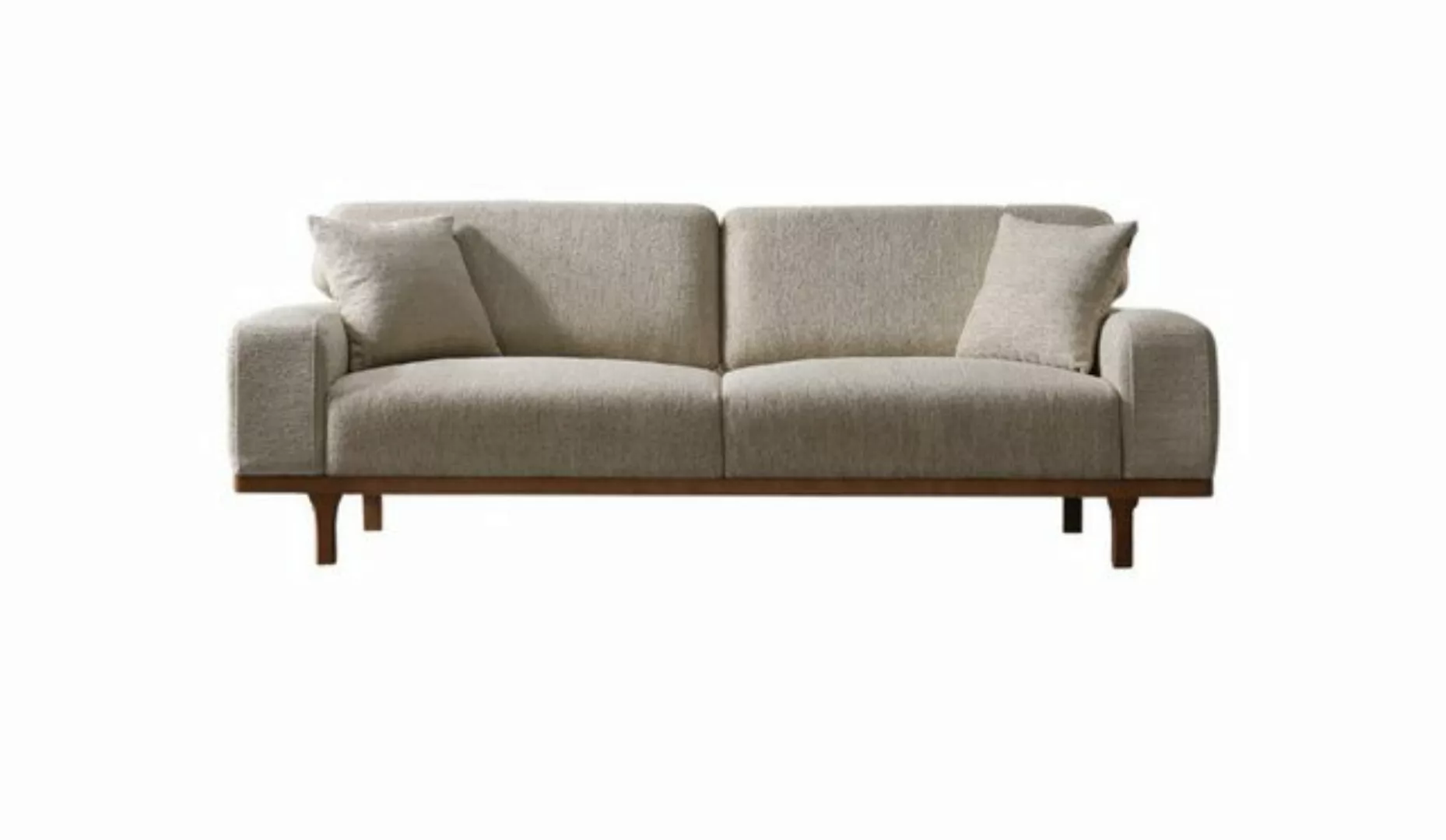 BENEDO MÖBEL Polstergarnitur Vesta Sofa Handarbeit Massivholz Hochwertiger günstig online kaufen