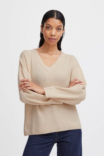 b.young Strickpullover BYONEMA VNECK JUMPER - 20813897 günstig online kaufen