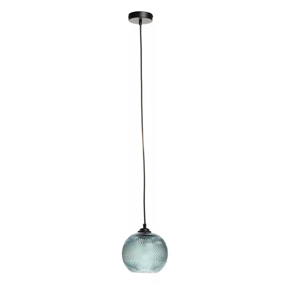 Glas Pendelleuchte in Blau modern günstig online kaufen