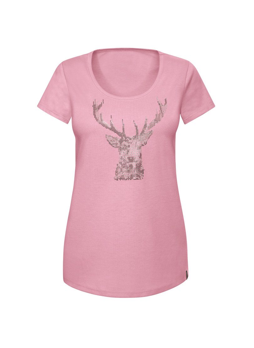 Trigema T-Shirt "TRIGEMA T-Shirt Glitzer-Hirsch", (1 tlg.) günstig online kaufen