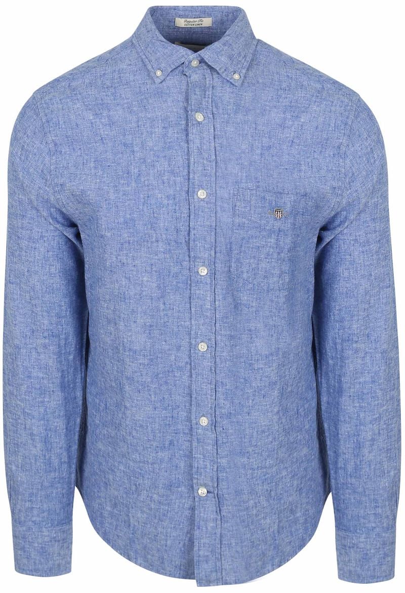 Gant Hemd Leinen Blau  - Größe XXL günstig online kaufen