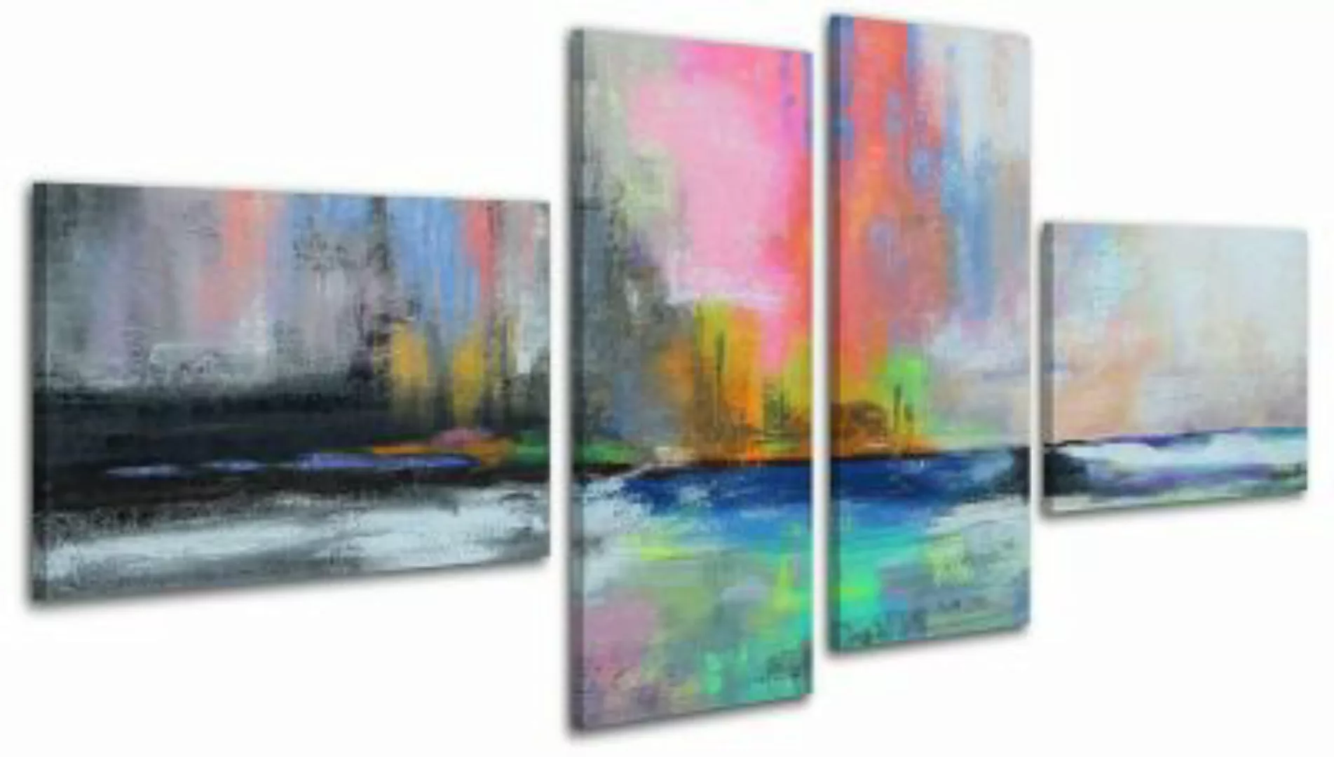 YS-Art™ "Gemälde Acryl ""Gleichgewicht 2"" handgemalt auf Leinwand 160x75 c günstig online kaufen