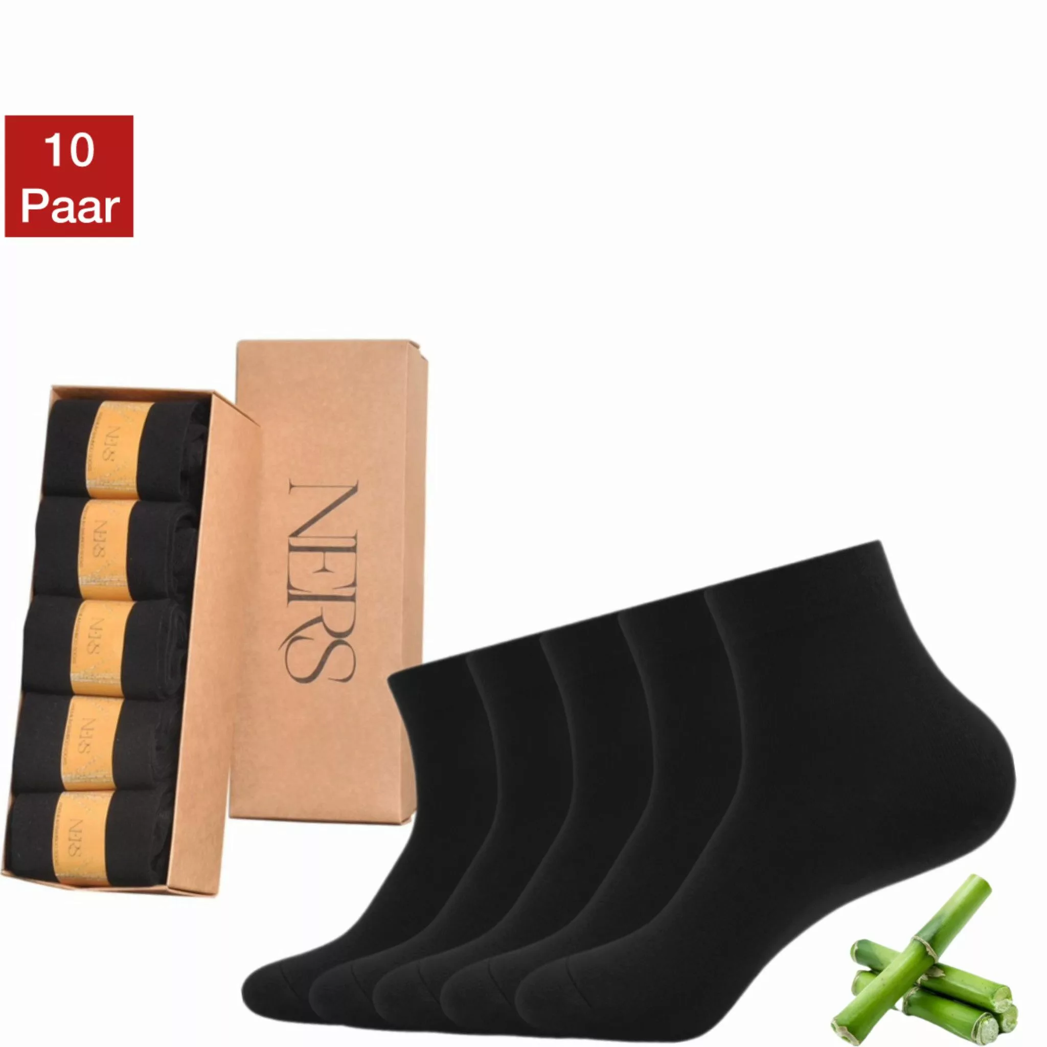 NERS Kurzsocken aus Bambus (10 Paar) günstig online kaufen