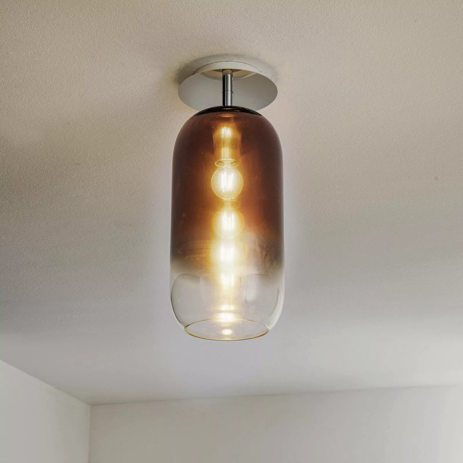 Artemide Gople Deckenleuchte bronze/silber günstig online kaufen